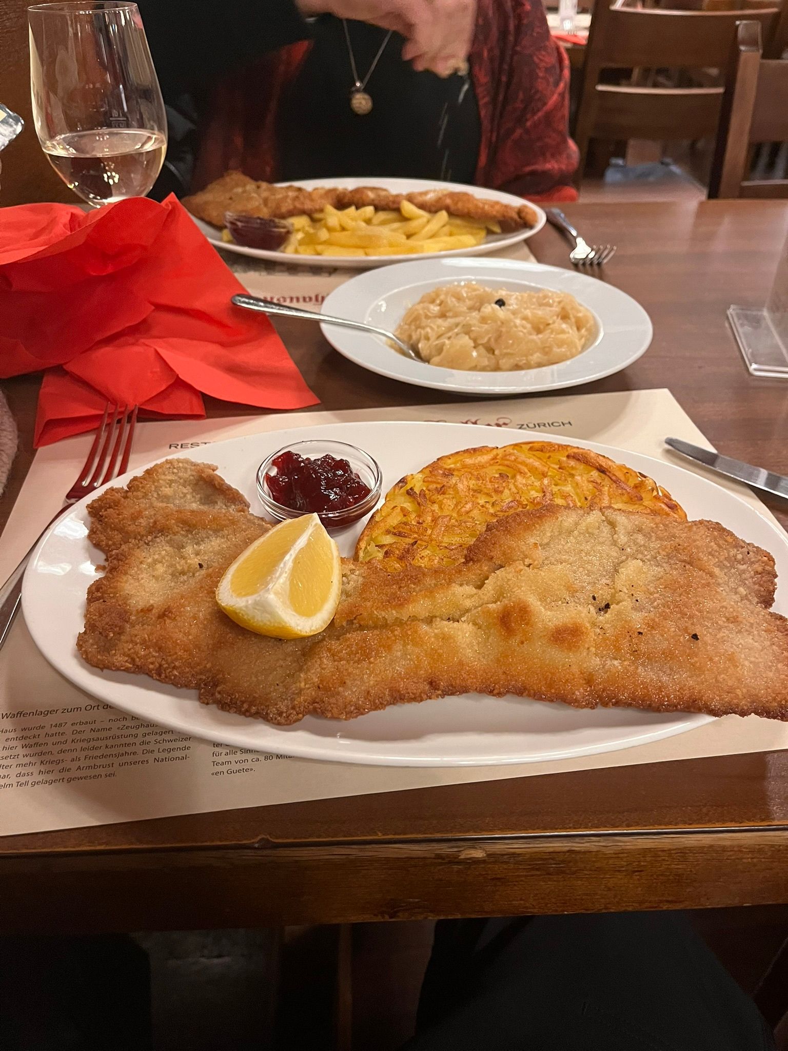 The veal schnitzel at Zeughauskeller may have been large, but is it worth it?