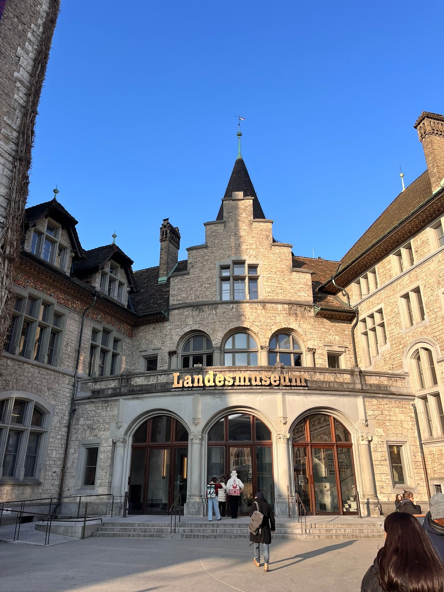 The front entrance of the Landesmuseum