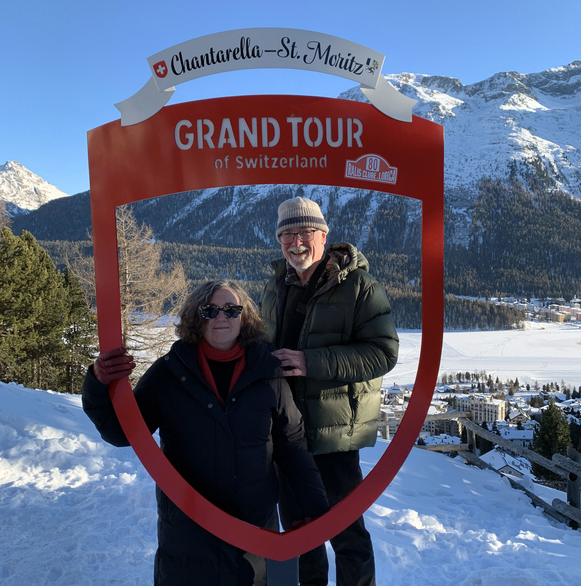 Thankfully we met a lone traveller who offered to take this dorky photo, in exchange for one of herself.
