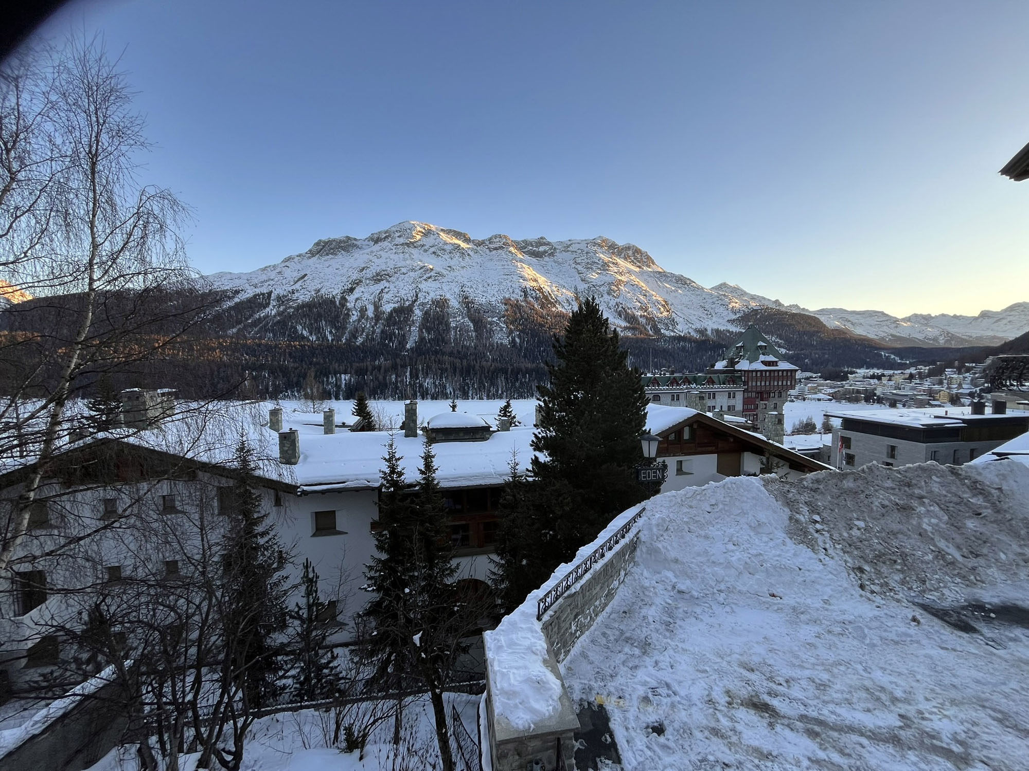 The view from Hotel Languard was superb.